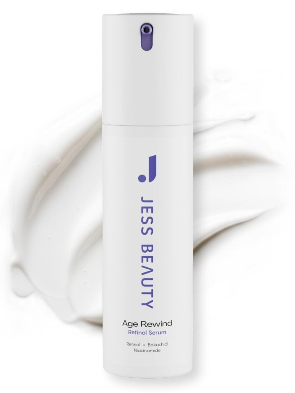 JESS BEAUTY | Age Rewind Retinol Serum | Gentle Retinol Treatment with Bakuchiol